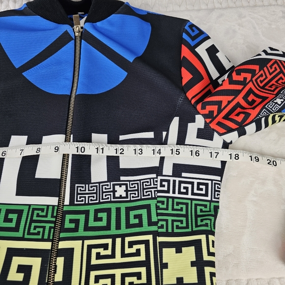 SHEIN Cropped Colorful Lined Jacket - Picture 3 of 15